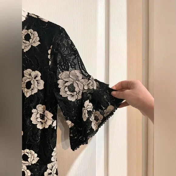 Jodi Kristopher Lace Floral Dress - Picture 4 of 8